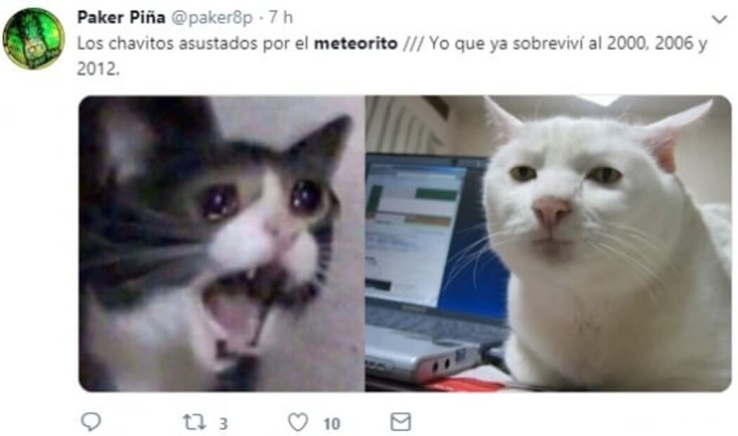 Los memes que dejó la falsa colisión del asteroide FT3