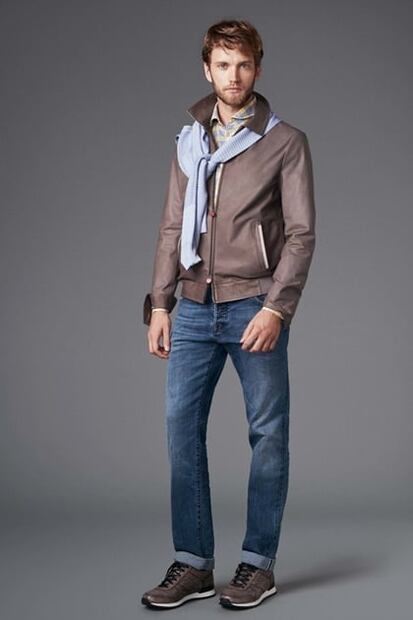 Tips para que papá combine sus blue jeans