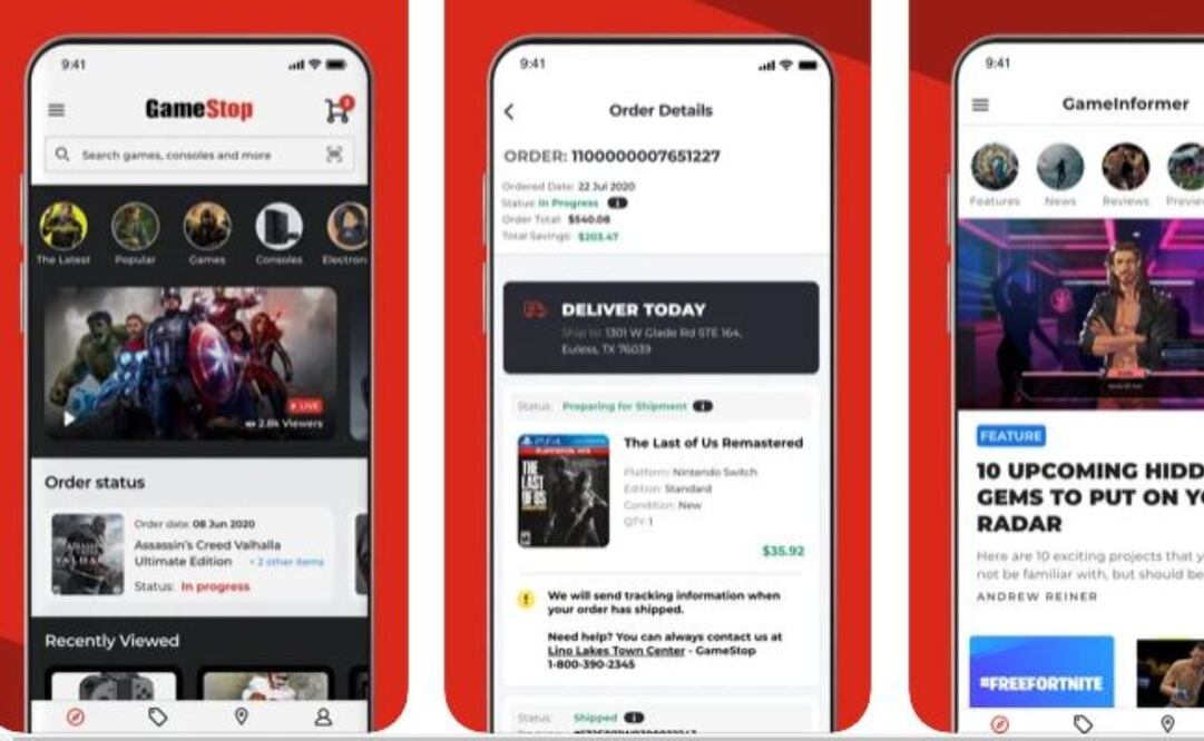 GameStop está siendo golpeada por la pandemia. 