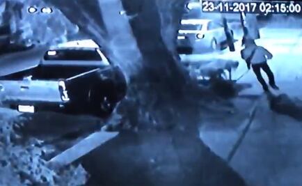 Video. En 15 segundos, roba espejos de camioneta en la Del Valle