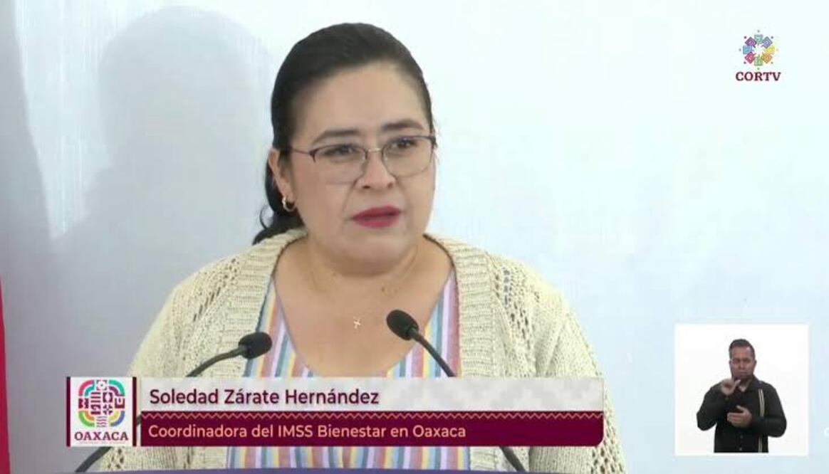 La Coordinadora de los Servicios de Salud del IMSS Bienestar en Oaxaca, Soledad Zárate Hernández, fue removida del cargo. (Foto: especial)
