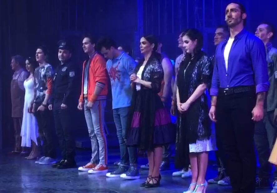 Aspectos del musical "Amor sin barreras". Foto: Sughey Baños/EL UNIVERSAL.