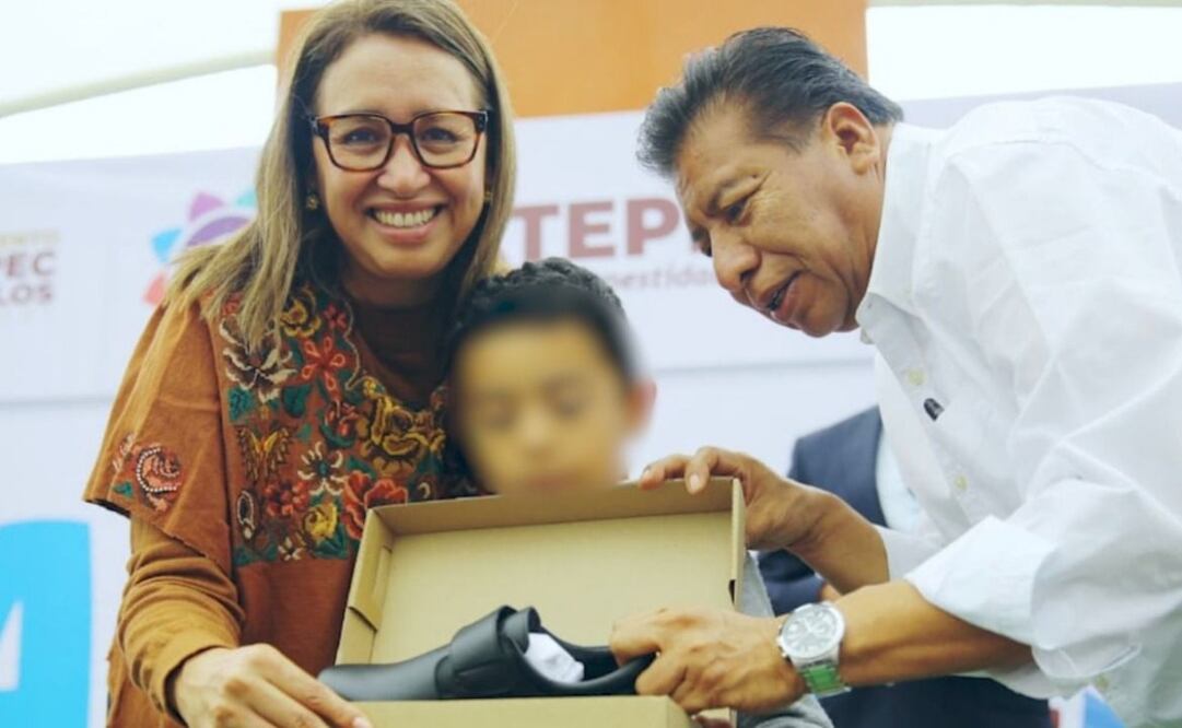 Azucena Cisneros realiza“Zapatón, Pisando Seguros”
Foto: Especial