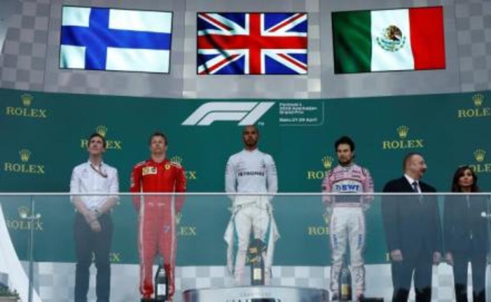 Sergio Pérez is back on the podium