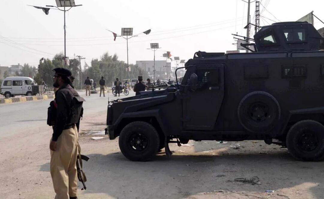 Policías de Paquistán durante un control. Foto: EFE