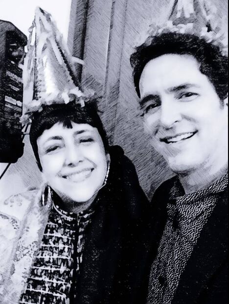 Diana Elisa Negrete y su hermano Lorenzo