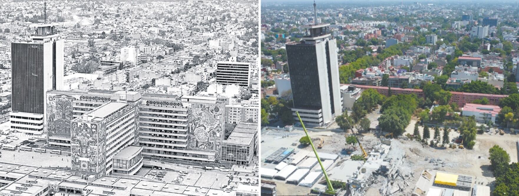 A pesar de contar con declaratoria de Monumento Artístico, ser diseñado por grandes arquitectos y tener obra de reconocidos artistas, el inmueble ha sido destruido.
Fotos: Bob Schalkwijk; Diego Prado / EL UNIVERSAL