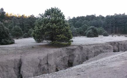 La Rosilla, Durango, registra temperatura de 12 grados bajo cero