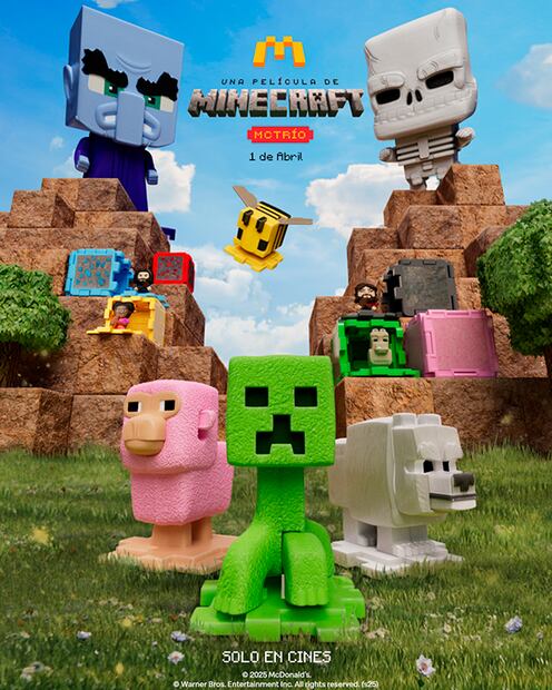 Solo por tiempo limitado: personajes de Minecraft y un McTrío gamer con salsa especial. ¿Ya armaste tu combo?