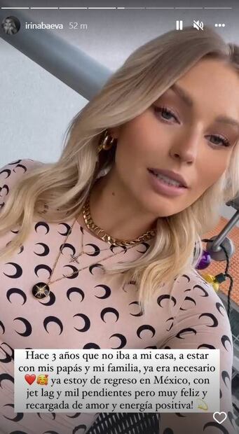 Irina Baeva comparte su emotiva visita a Rusia: "Lágrimas de reencuentro y de despedida"
