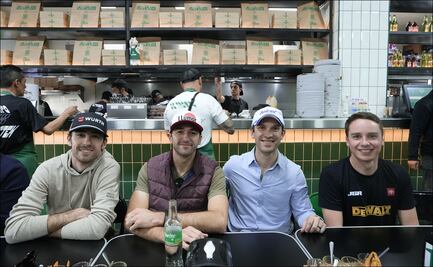 Nascar: Pilotos viven auténtica experiencia mexicana; comieron tacos y fueron a las luchas