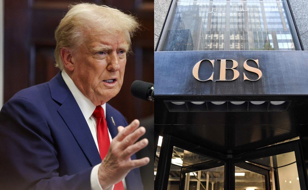 Donald Trump modifica su denuncia contra CBS. Foto: especial