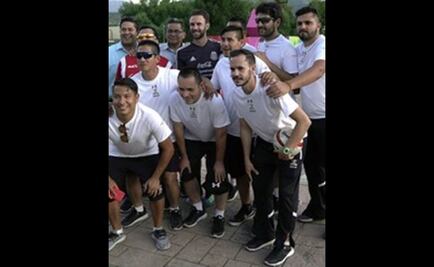 Tri recibe una visita especial en entrenamiento