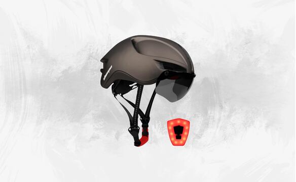 🛒Compra aquí: Shinmax Casco con luz LED y visor magnético