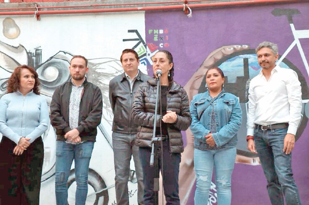 Claudia Sheinbaum Pardo, jefa electa de Gobierno de la Ciudad de México, durante su gira de agradecimiento en la alcaldía de Cuauhtémoc. (ESPECIAL)