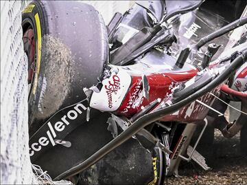 VIDEO: Así se vio desde la grada el terrible accidente de F1