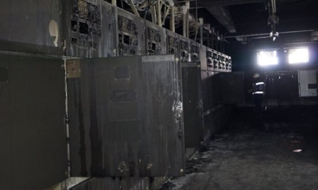 Metro inicia montaje de infraestructura tras incendio en subestación