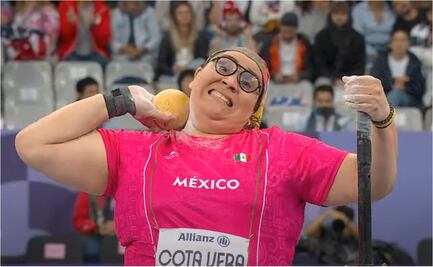 París 2024: Gilda Guadalupe Cota gana medalla de plata en el impulso de bala F33 