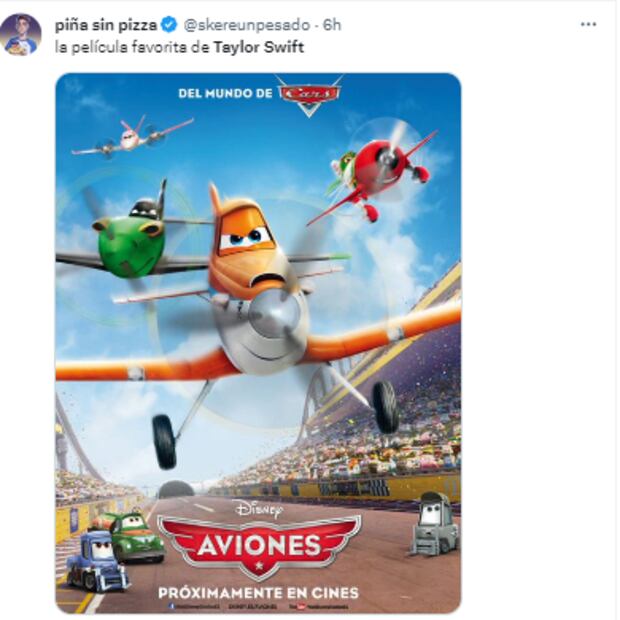 Memes jet Taylor Swift. Foto: Captura de pantalla