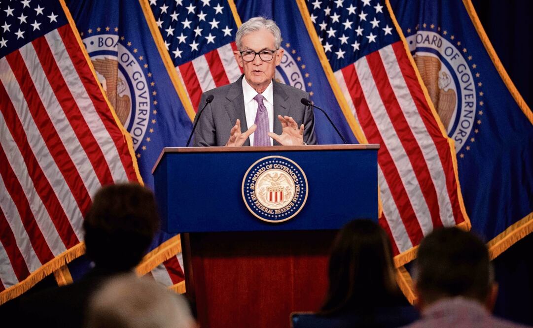 Jerome Powell, presidente de la Reserva Federal de EU. Foto: Andrew Harnik | AP