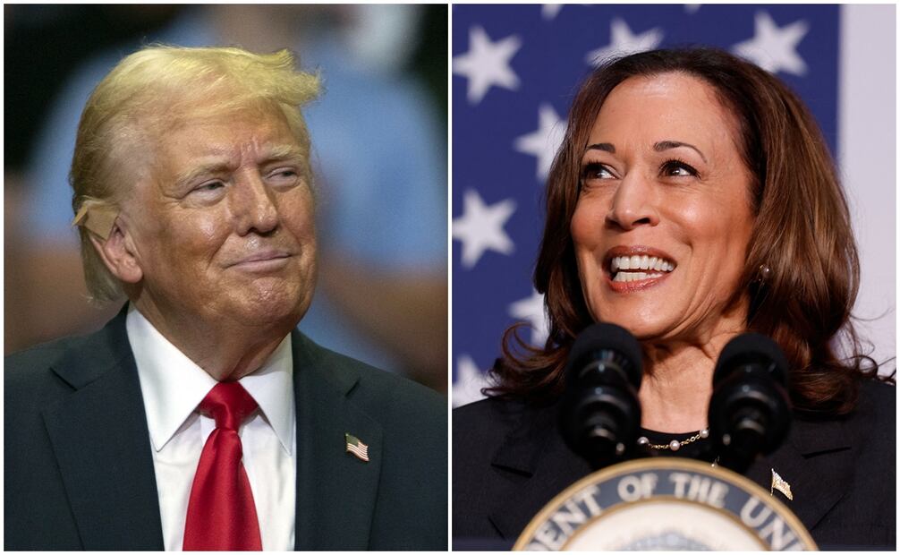 Esto dicen las encuestas sobre las posibilidades que tendría la vicepresidenta, Kamala Harris, de ganarle al candidato presidencial republicano Donald Trump. Foto: AFP