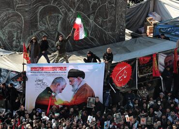 "¡Muerte a Estados Unidos!": iraníes llaman a vengar a su "héroe"