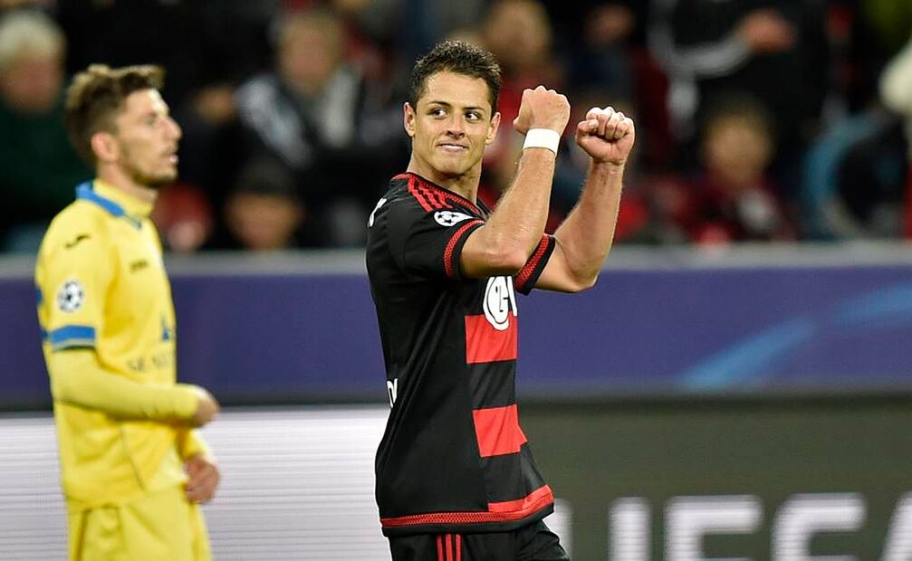 Javier Hernández logró el gol del triunfo. Foto: AP