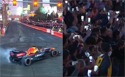 VIDEO: El espectacular show de Checo Pérez en las calles de La Vegas