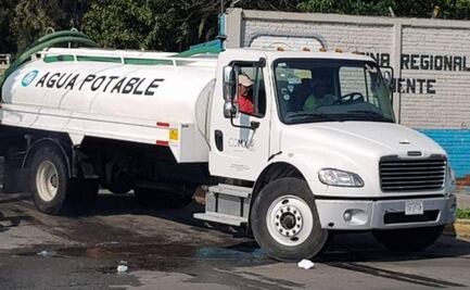 Iztapalapa dotará de agua a vecinos de Santa Martha Acatitla mediante pipas debido a reparación de red hidráulica; el servicio es gratis