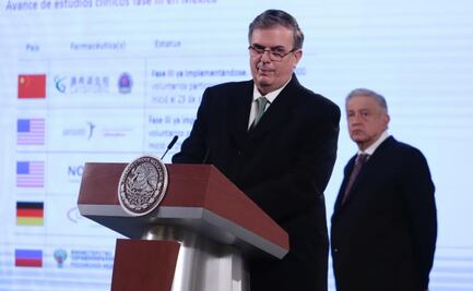 Ebrard asegura que vacunas de Pfizer llegarán este mes; “está en curso y así va a ser”, dice