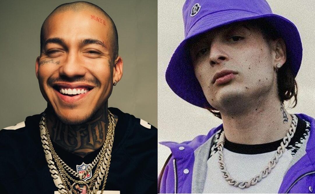 Lefty SM y Peso Pluma: La colaboración que no se sabe si saldrá tras la muerte del rapero. Fotos: Tomadas de Instagram @leftysm_ y @pesopluma