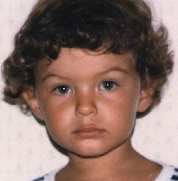 Camilo Blanes, único hijo de Camilo Sesto, cuando era un bebé. Instagram sheila.devil