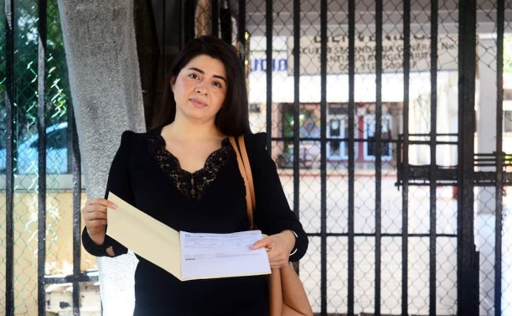 Madre del menor que denunció bullying en secundaria de Yucatán (11/07/2025). Foto: Especial