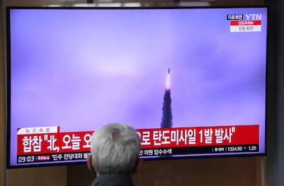 Corea del Norte dispara "un misil balístico no identificado", dice Seúl