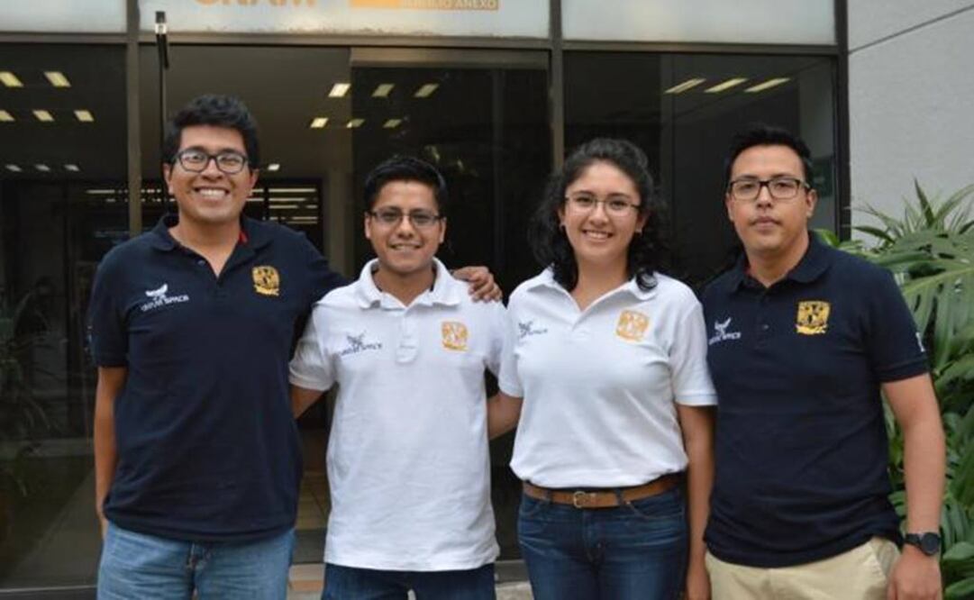 UNAM Space team (Photo: taken from @ConacytPrensa