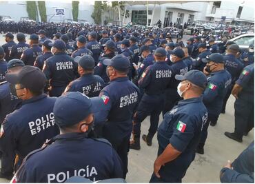 Policías estatales de Colima se declaran en paro técnico; exigen mejores condiciones laborales y más salario