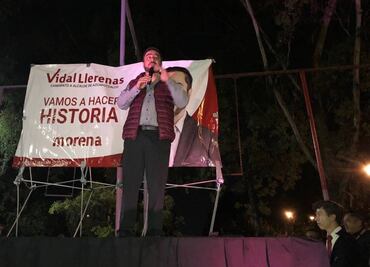 Vidal Llerenas, candidato de Morena, arranca campaña en El Rosario