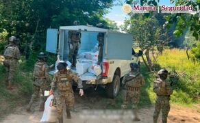 Secretaría de Marina aseguran más de 800 kilos de cocaína en Chiapas / Foto: @OHarfuch