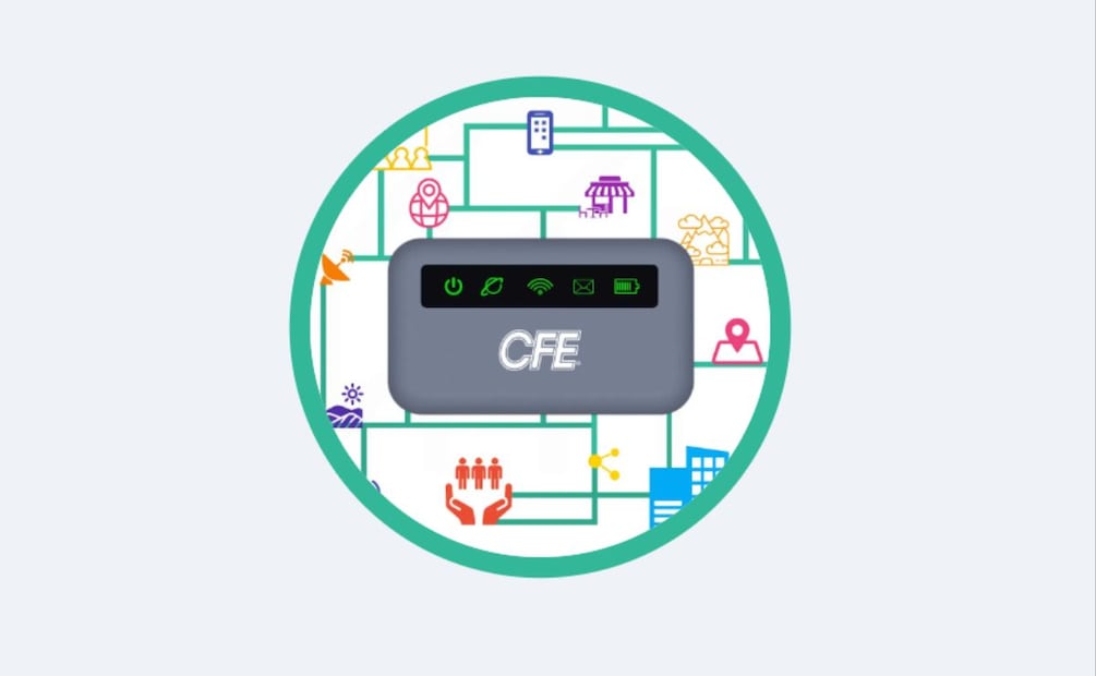 Los planes de CFE tienen la capacidad de conectar a internet a 10 dispositivos. Foto: CFE