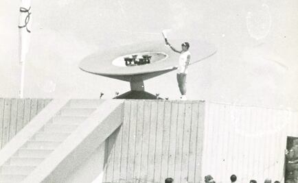 Así recordaba Enriqueta Basilio el encendido del pebetero en México 68