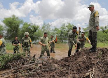 Aplican plan de emergencia por inundaciones y desbordamientos en Guasave