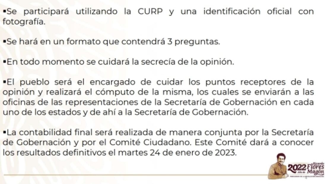 Así será el ejercicio, que no es consulta, para que la gente decida sobre Guardia Nacional, Ejército y Marina