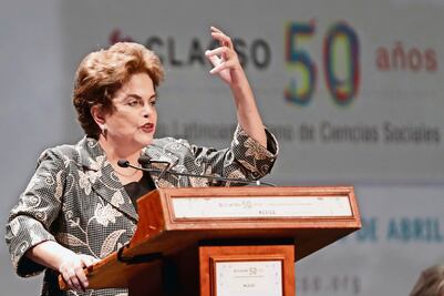 Odebrecht no pega a democracia: Rousseff