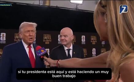 Mundial 2026: Trump elogia a Sheinbaum en entrevista con TV Azteca; "tu Presidenta está haciendo un muy buen trabajo", dice