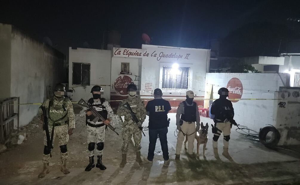 En el operativo participaron elementos del Ejército, Marina, Guardia Nacional, Fiscalía General del Estado y Secretaría de Seguridad Pública. Foto: Especial