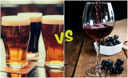 ¿Cerveza o vino?