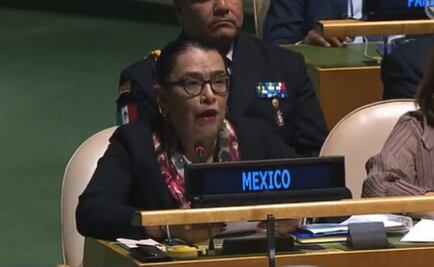 Las armas no las ponemos nosotros, los muertos sí: reclama la secretaria Rosa Icela Rodríguez ante la ONU