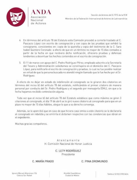 Estas son las fuertes razones por las que Vanessa Bauche denunció a Pascacio López