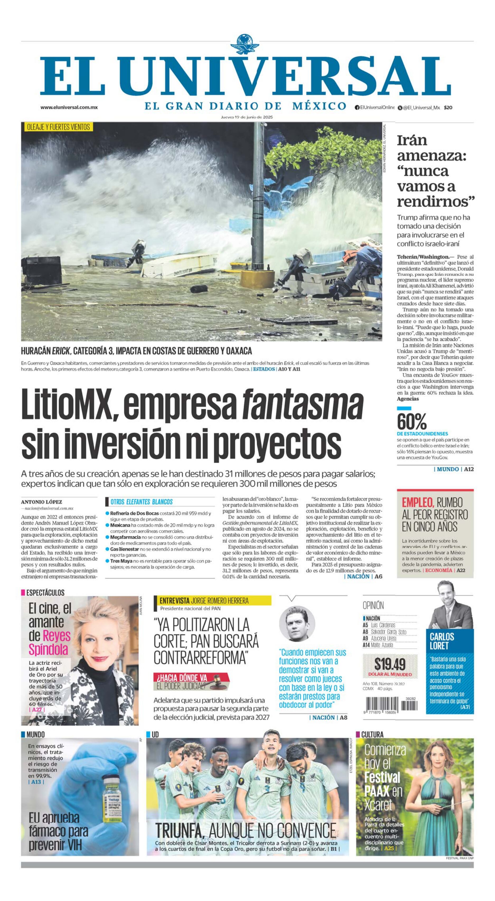 Portada impresa