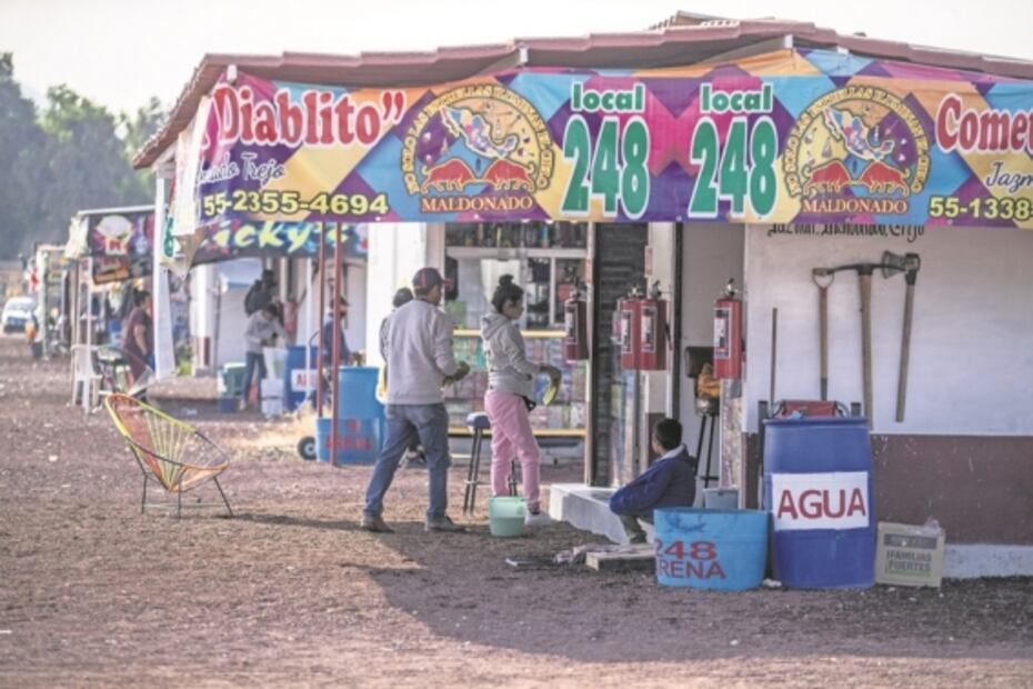Resurge el tianguis de la pirotecnia en San Pablito